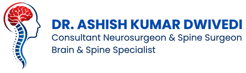 Dr Ashish Kumar Dwivedi neurosurgeon logo brain and spine specialist in Indore