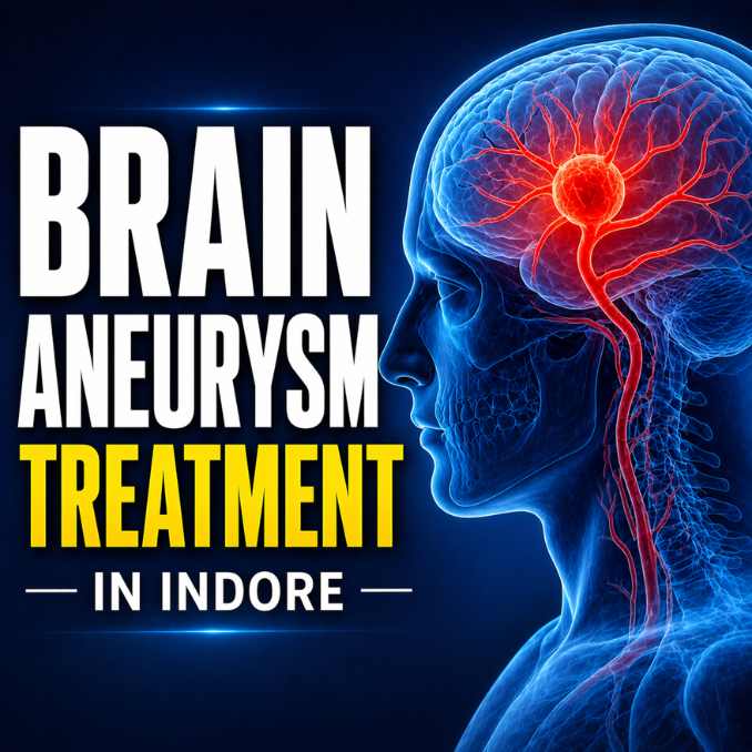 Brain aneurysm treatment in Indore showing brain vessel aneurysm with expert care by Dr Ashish Kumar Dwivedi