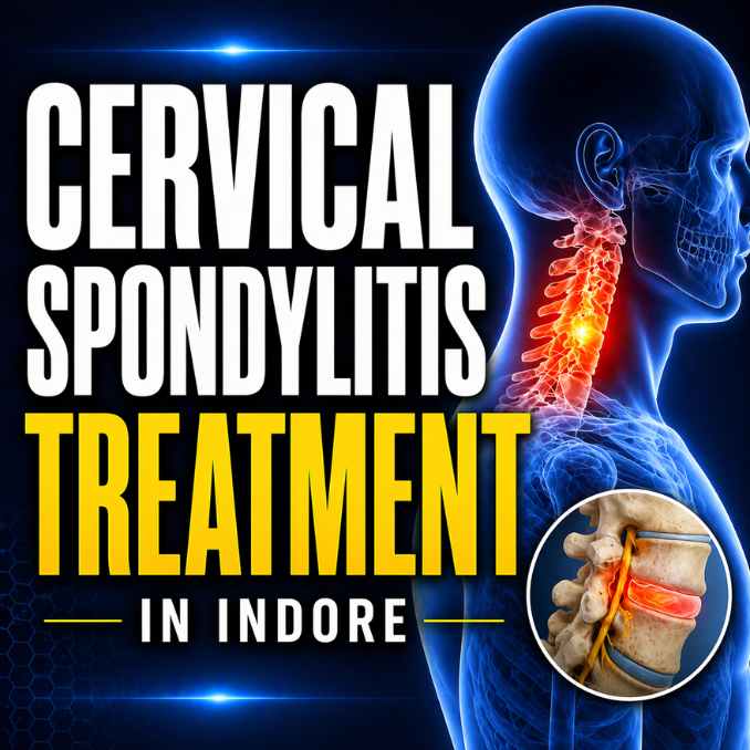 Cervical spondylitis treatment in Indore showing neck spine pain care by Dr Ashish Kumar Dwivedi
