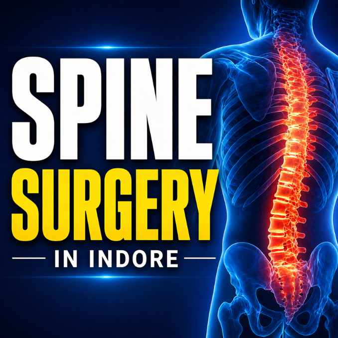 Spine surgery in Indore showing spine treatment with expert care by Dr Ashish Kumar Dwivedi