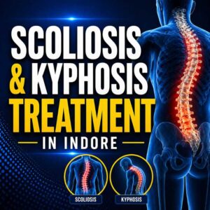 Scoliosis and kyphosis treatment in Indore showing spine curvature correction by Dr Ashish Kumar Dwivedi